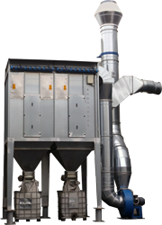 Large Metal Grey Air Filtration System