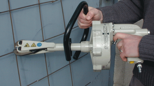 pneumatic cutting tool shearing steel wire