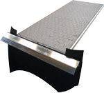 Black and Silver Vibrating Table for the Separation of Copper from Plastic